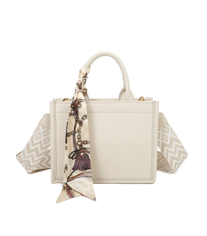 T11669 - Bolso Toten pequeño con pañuelo y asa bandolera