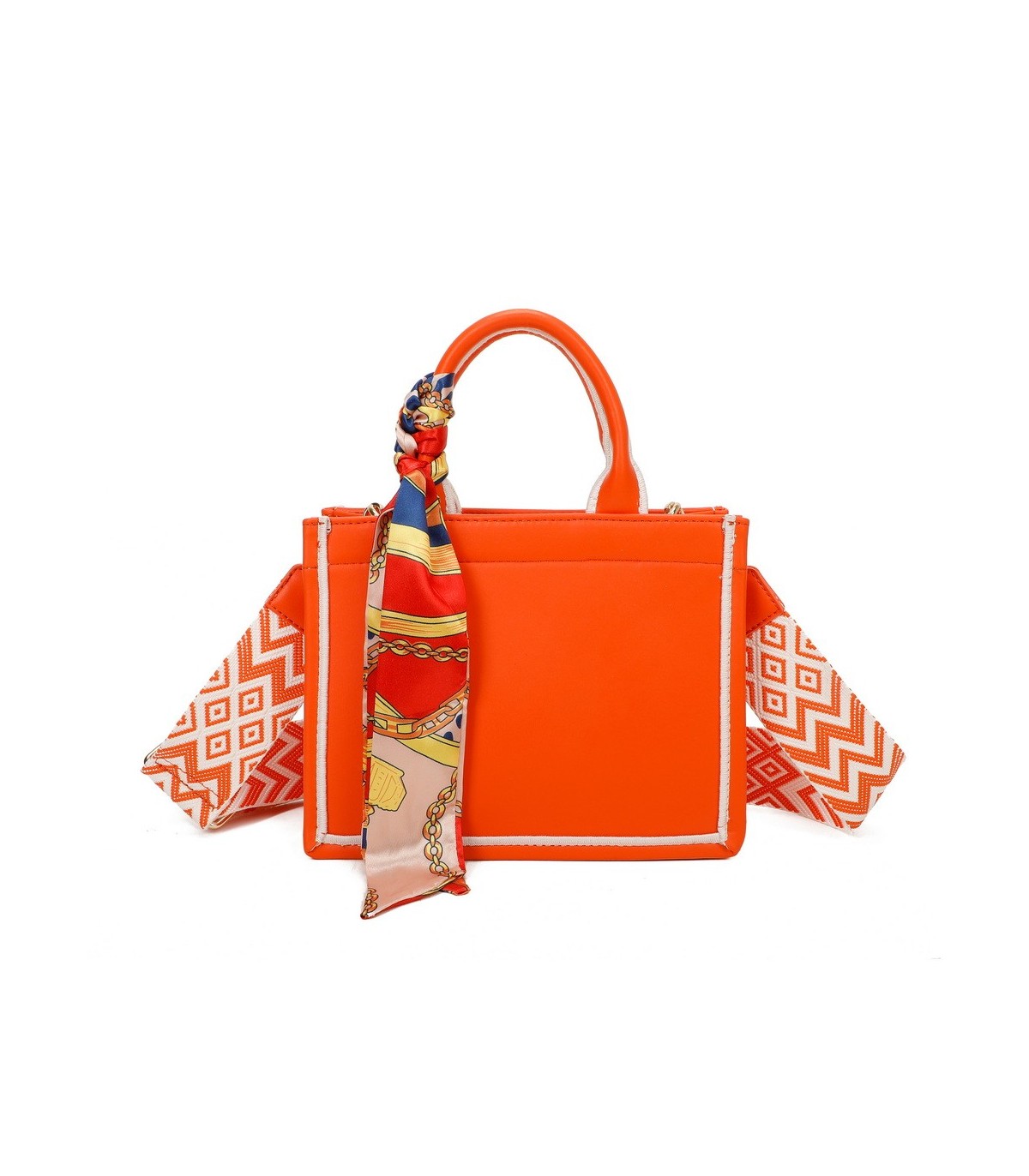 T11669 - Bolso Toten pequeño con pañuelo y asa bandolera