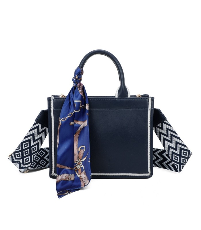 T11669 - Bolso Toten pequeño con pañuelo y asa bandolera