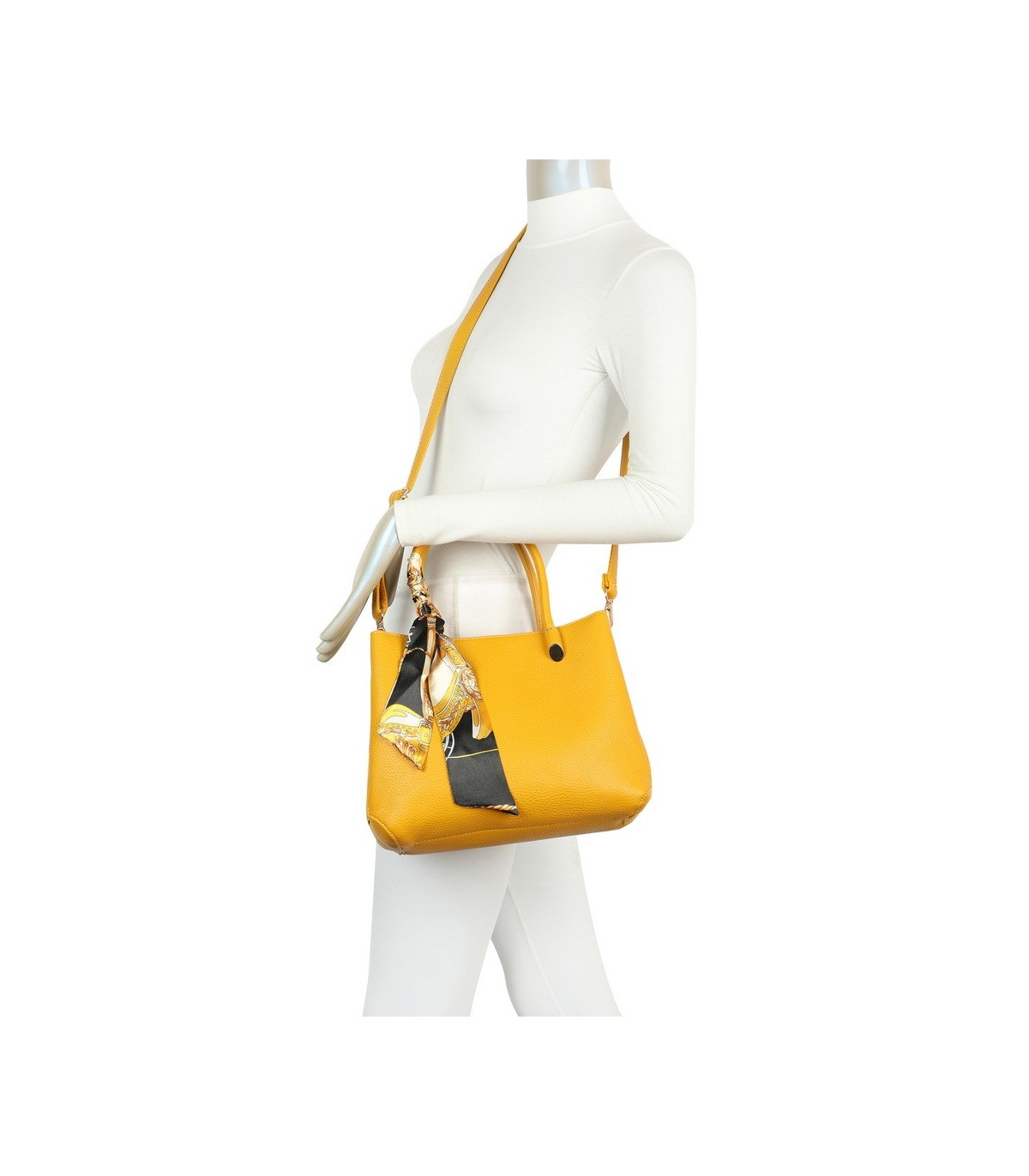 T11636 - Bolso bandolera con pañuelo