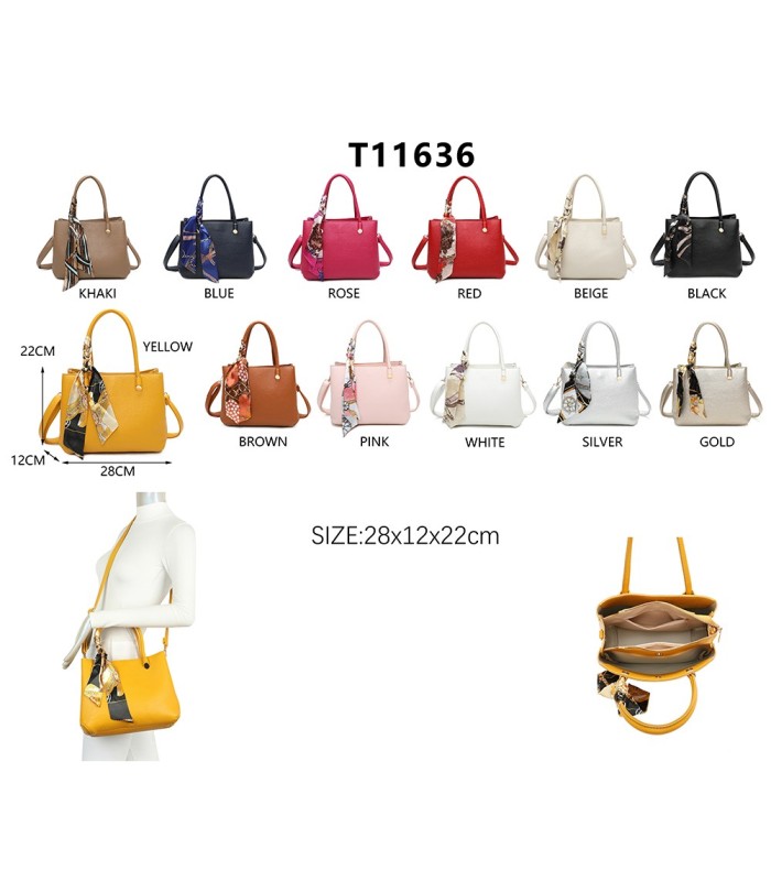 T11636 - Bolso bandolera con pañuelo