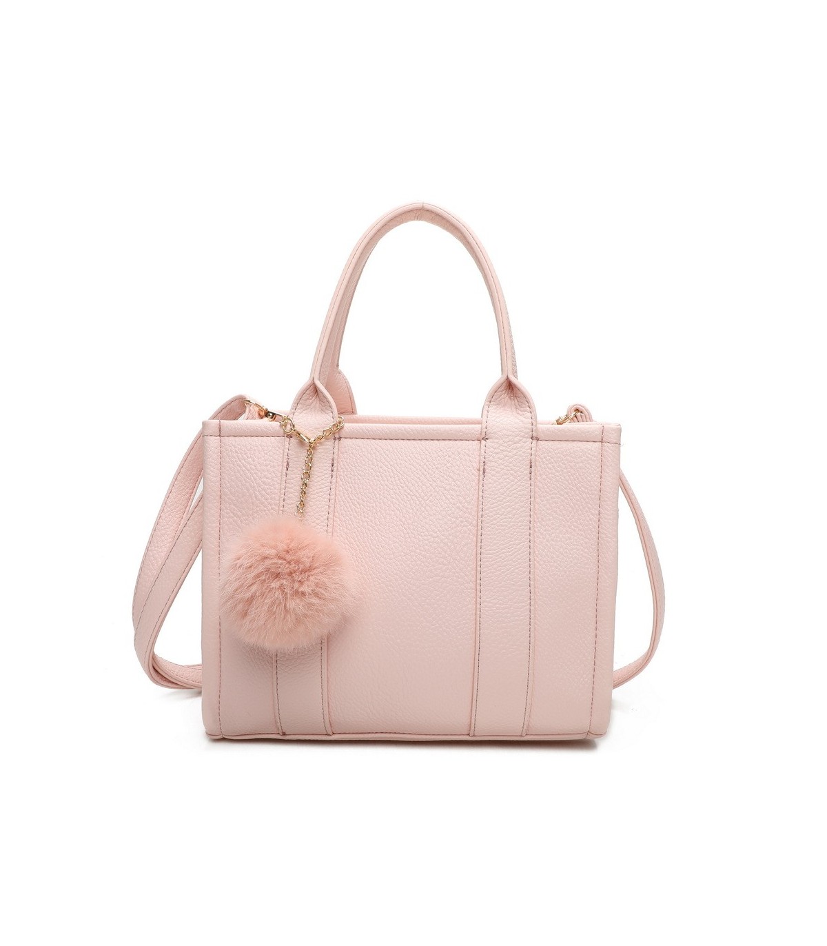 T11645 - Bolso Toten Bag pequeño con pompón