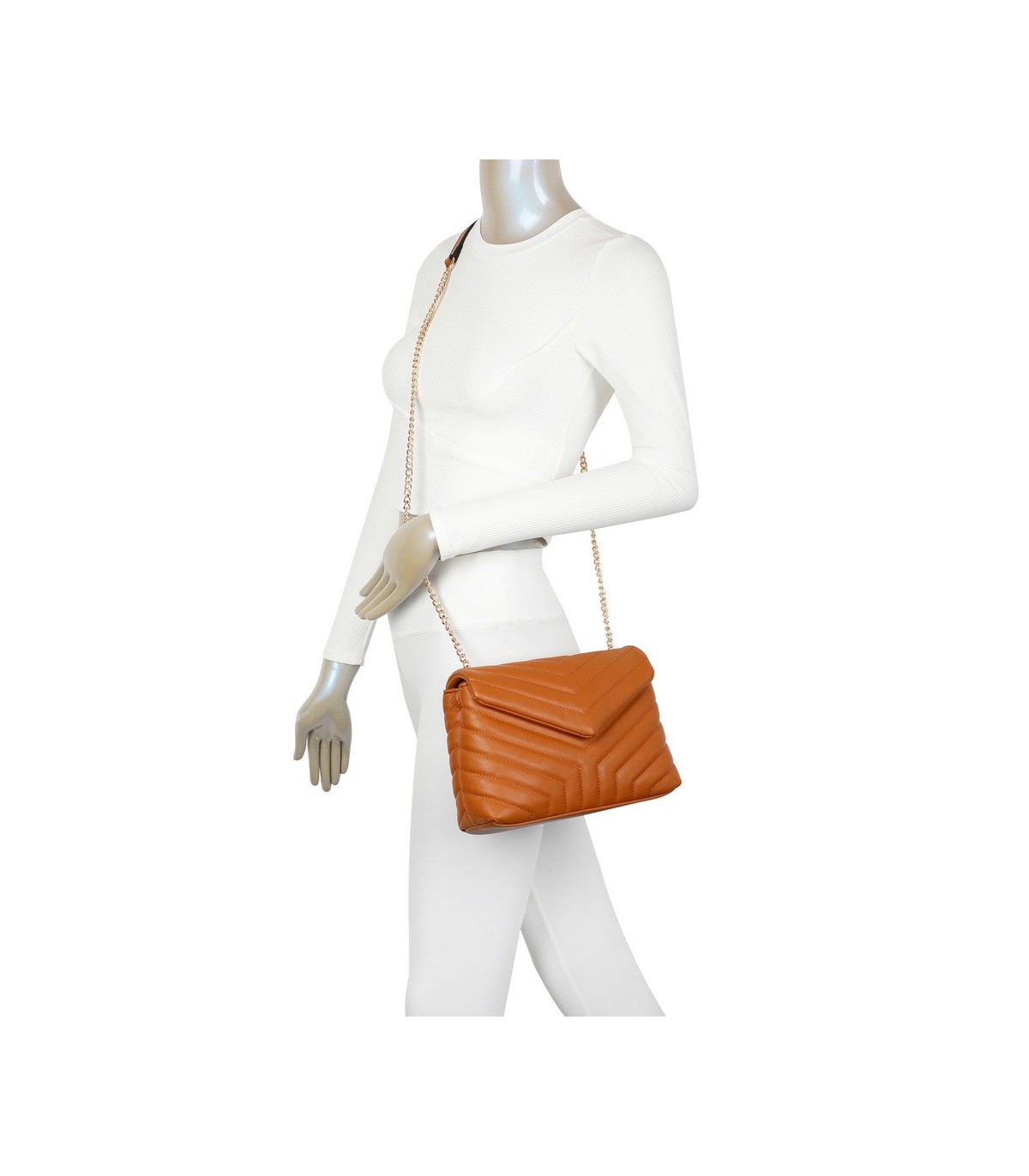 T11474 - Bolso bandolera de dos compartimentos