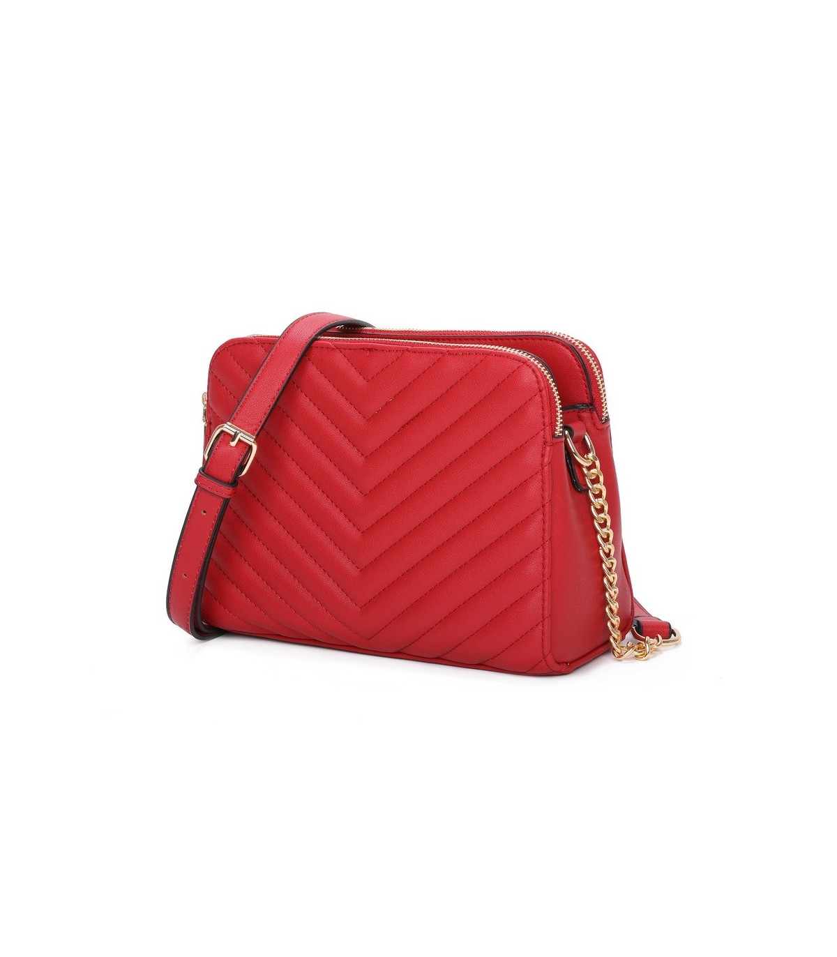 T11476 - Bolso bandolera de dos compartimentos