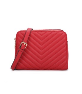 T11476 - Bolso bandolera de dos compartimentos