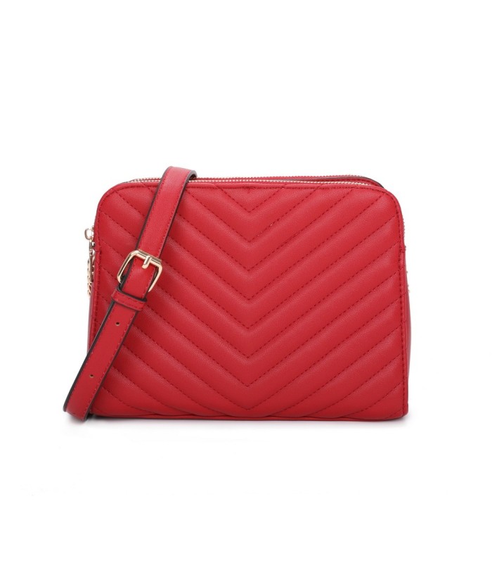 T11476 - Bolso bandolera de dos compartimentos