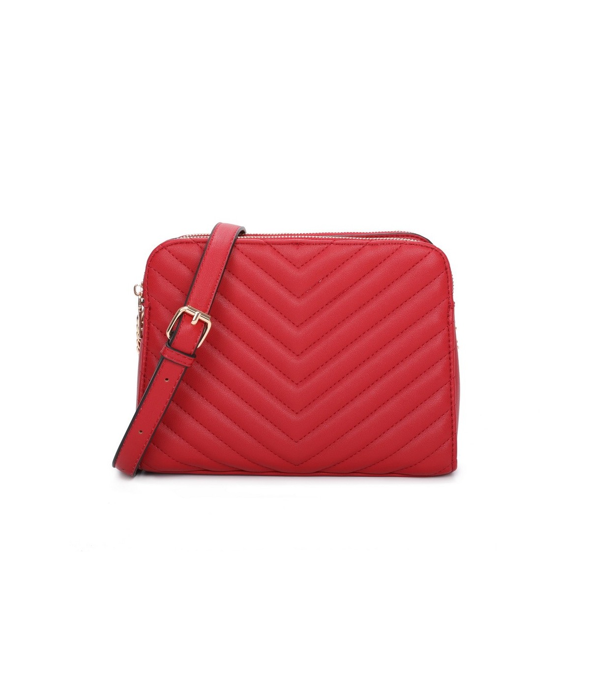 T11476 - Bolso bandolera de dos compartimentos