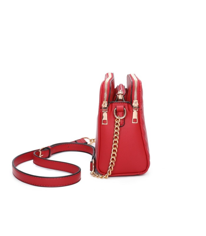 T11476 - Bolso bandolera de dos compartimentos
