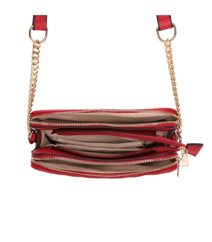T11476 - Bolso bandolera de dos compartimentos
