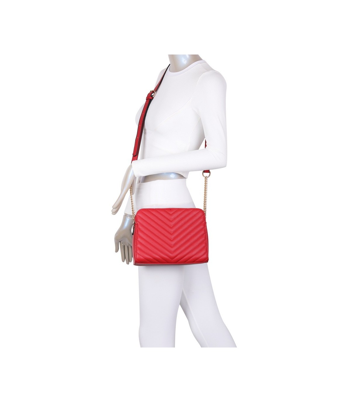 T11476 - Bolso bandolera de dos compartimentos