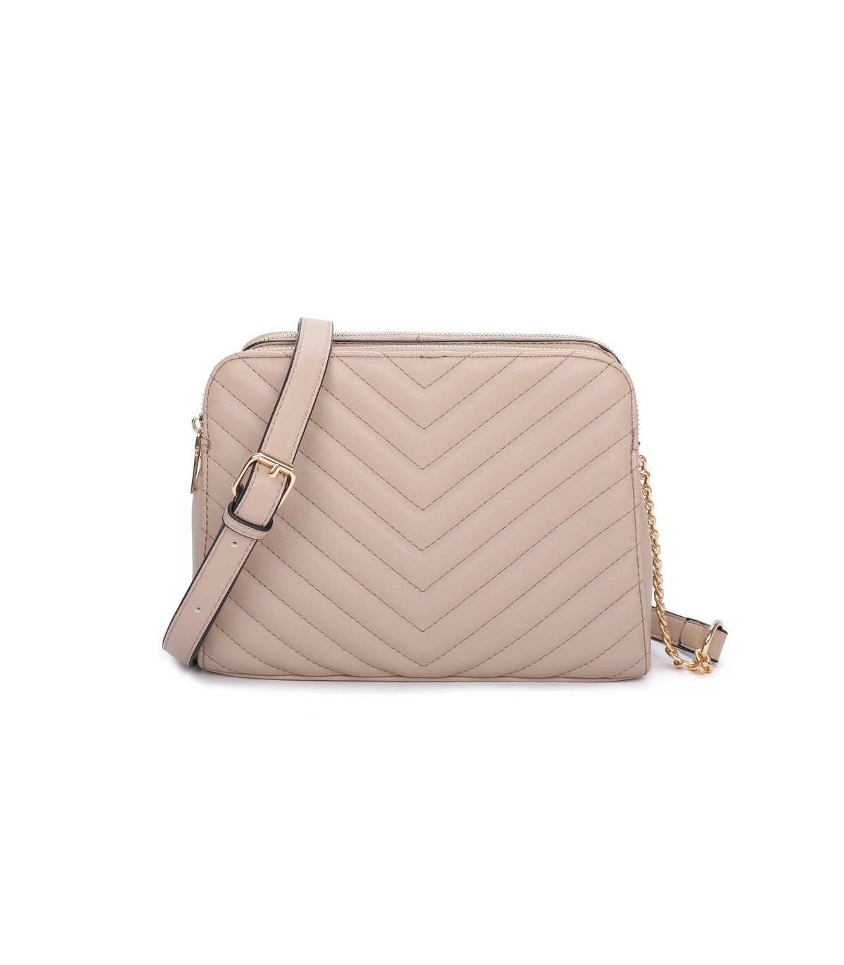T11476 - Bolso bandolera de dos compartimentos