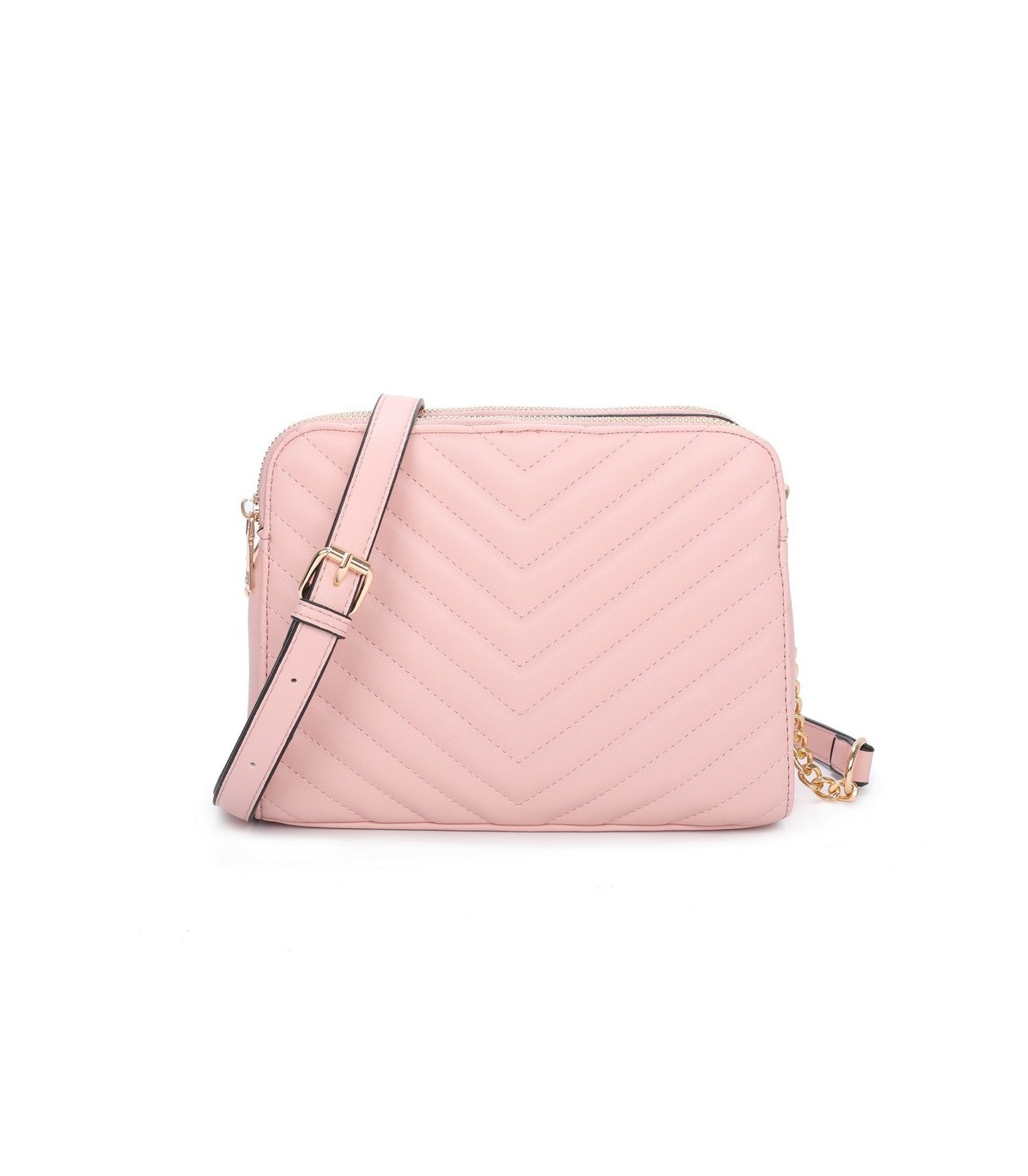T11476 - Bolso bandolera de dos compartimentos