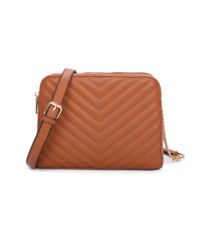 T11476 - Bolso bandolera de dos compartimentos