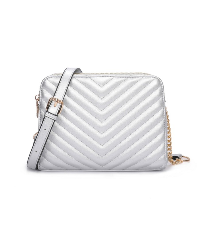 T11476 - Bolso bandolera de dos compartimentos