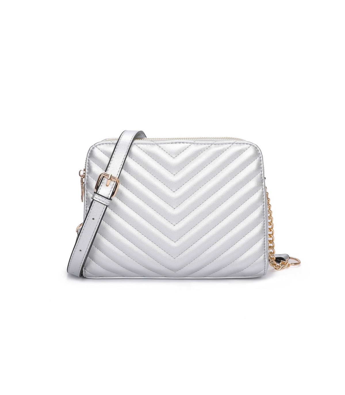 T11476 - Bolso bandolera de dos compartimentos