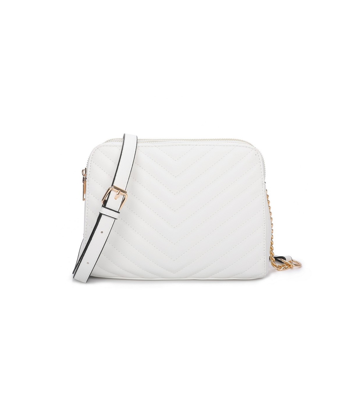 T11476 - Bolso bandolera de dos compartimentos