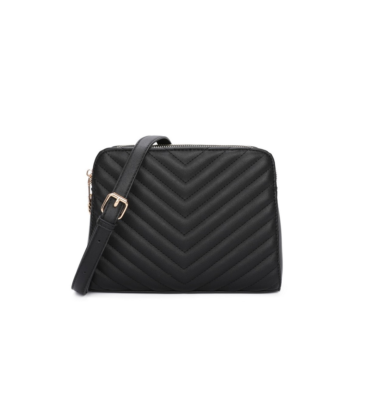 T11476 - Bolso bandolera de dos compartimentos