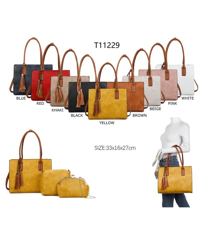 T11229 - Bolso con neceser y monedero a juego