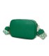 T11569 - Bolso con bandolera de estilo romboidal con dos compartimentos internos