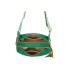 T11569 - Bolso con bandolera de estilo romboidal con dos compartimentos internos
