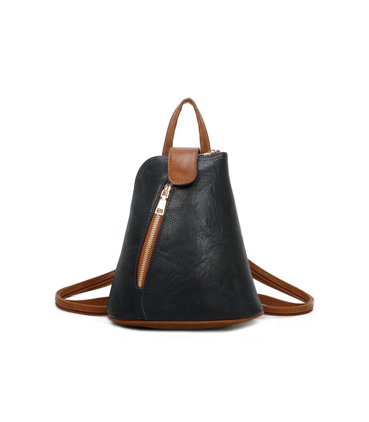 T11604 - Mochila bandolera con cierre de botón imantado
