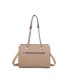 T11592 - Bolso de mano con doble asa de cadena entrelazada