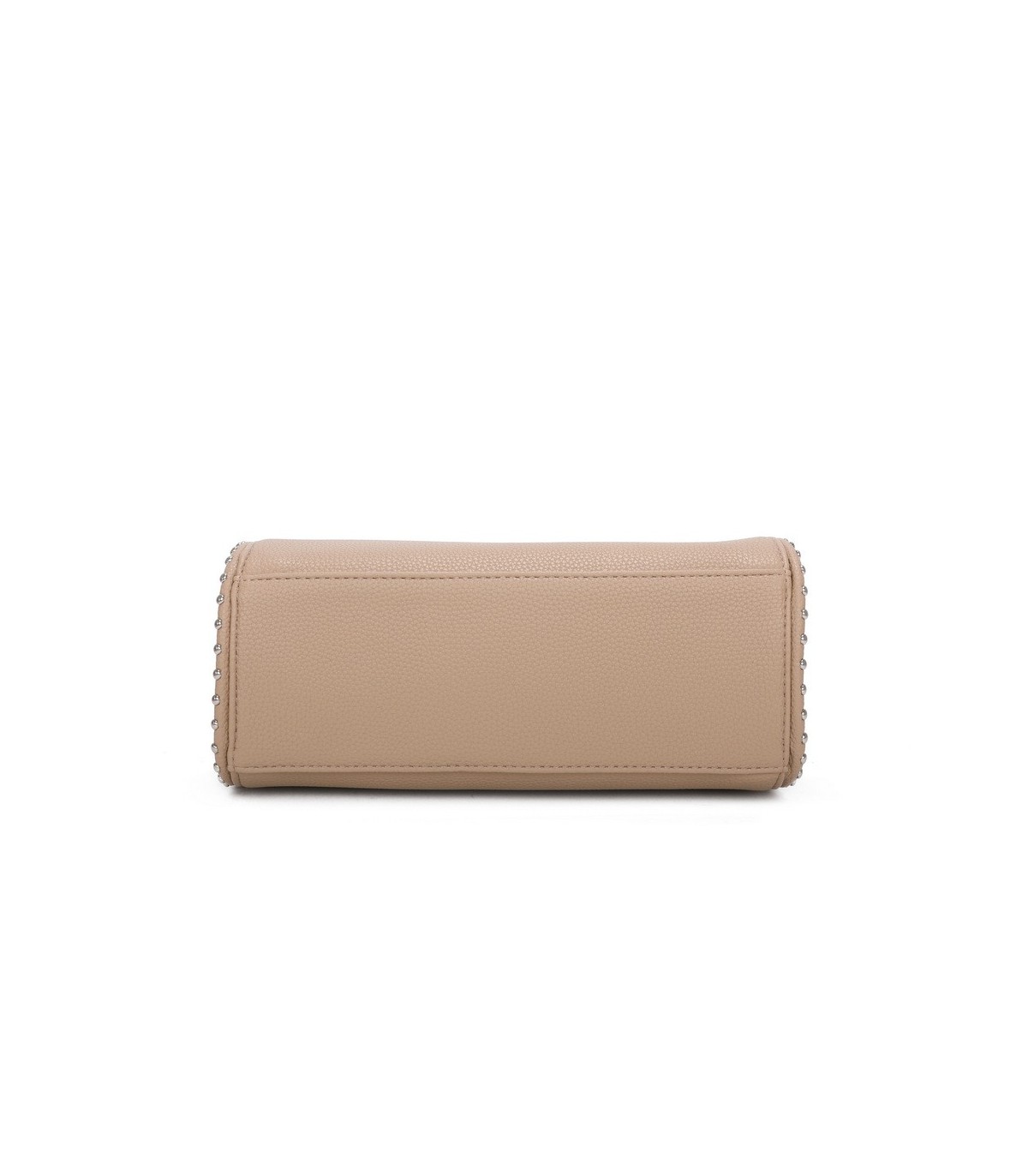 T11592 - Bolso de mano con doble asa de cadena entrelazada