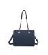 T11592 - Bolso de mano con doble asa de cadena entrelazada