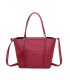 T11563 - Bolso bandolera con pompón y bolsillo frontal