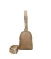 T11603 - Mochila bandolera de dos compartimentos para mujer como bolso porta móvil