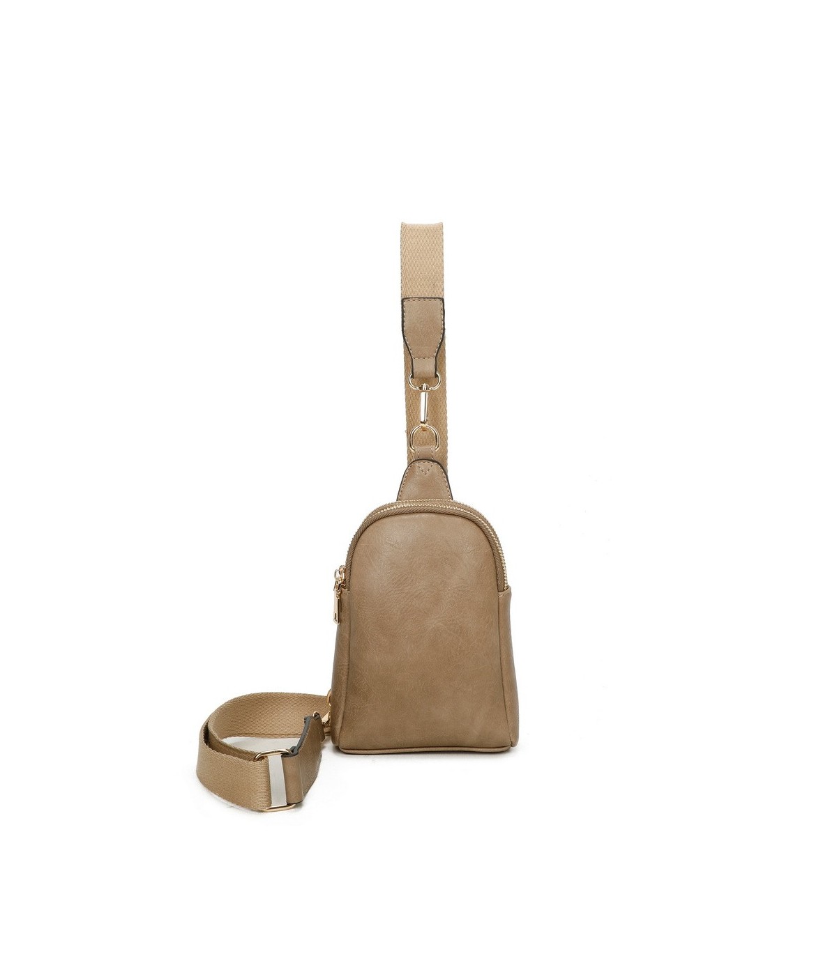 T11603 - Mochila bandolera de dos compartimentos para mujer como bolso porta móvil