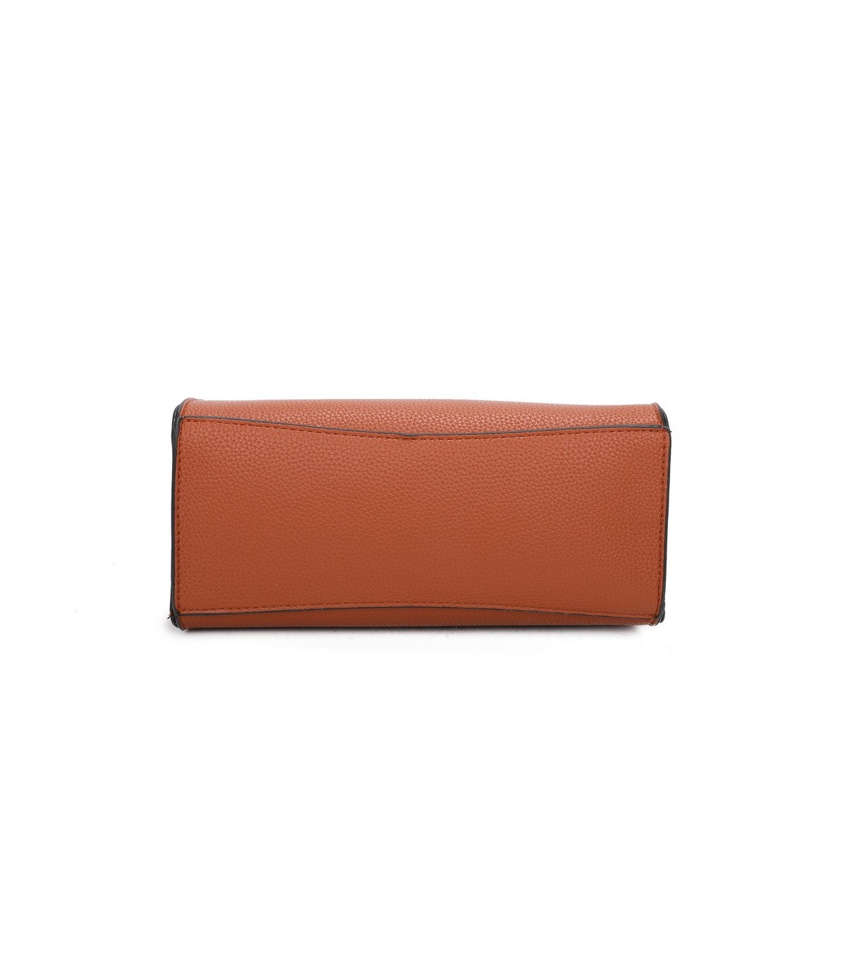 T11576 - Bolso bandolera cuadrado para mujer con adornos de pañuelo y borla