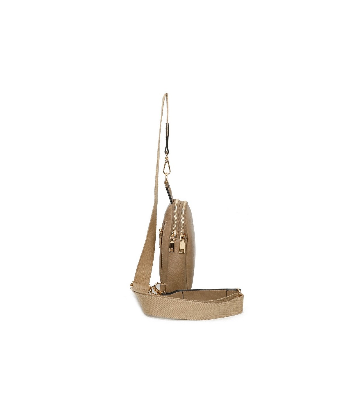 T11603 - Mochila bandolera de dos compartimentos para mujer como bolso porta móvil