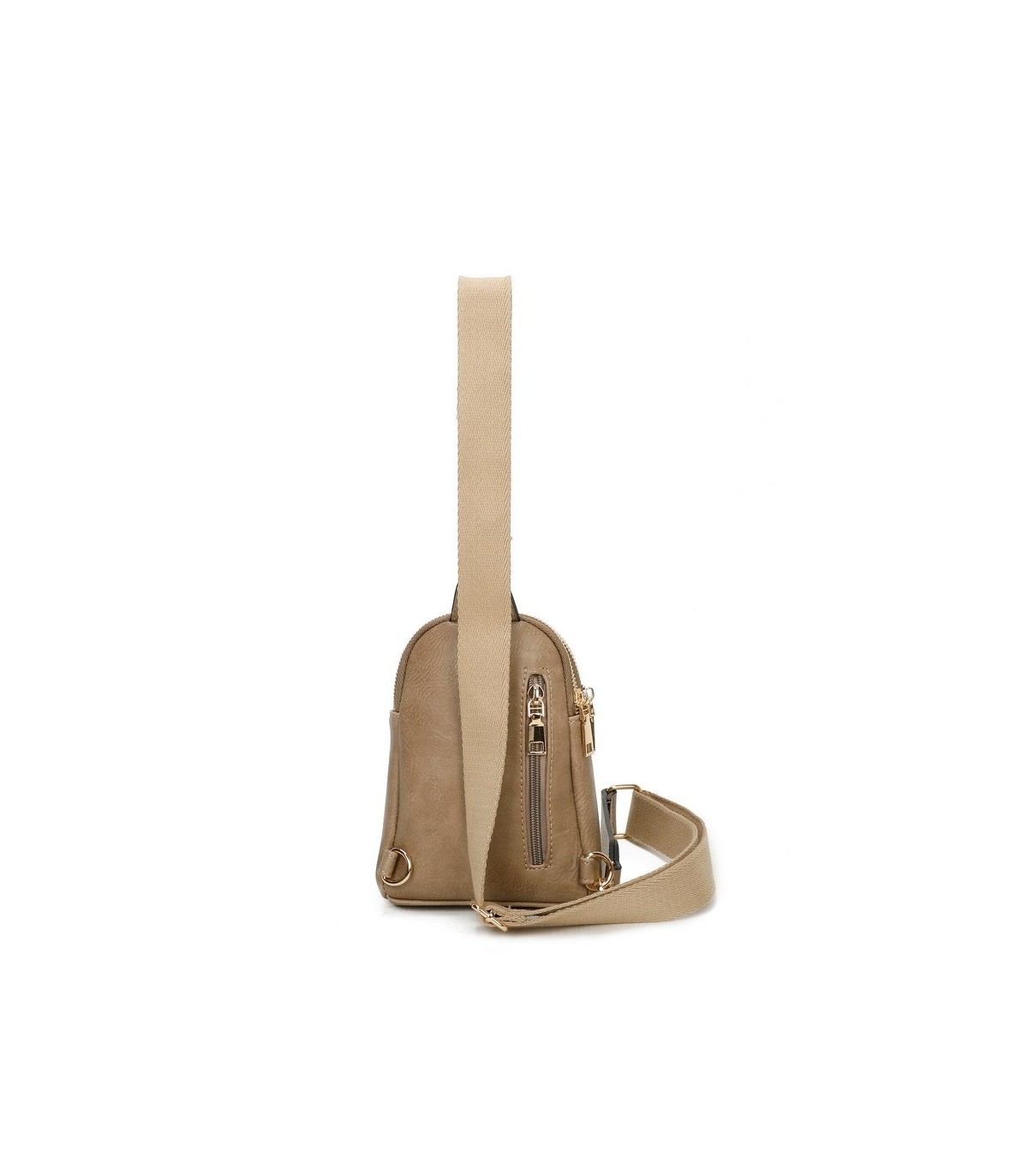 T11603 - Mochila bandolera de dos compartimentos para mujer como bolso porta móvil