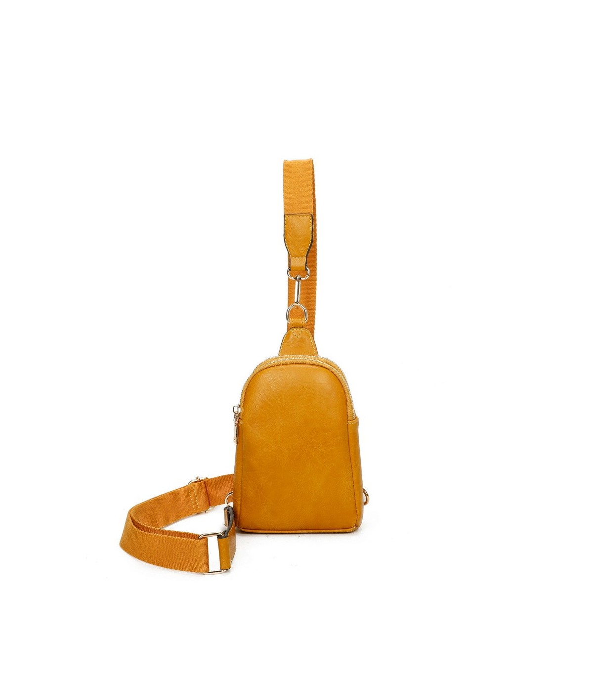T11603 - Mochila bandolera de dos compartimentos para mujer como bolso porta móvil