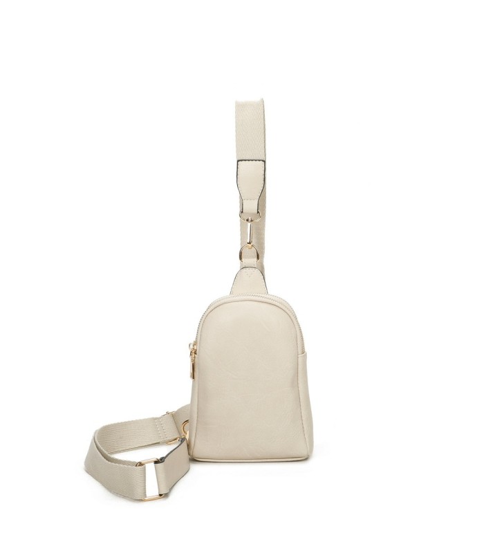 T11603 - Mochila bandolera de dos compartimentos para mujer como bolso porta móvil