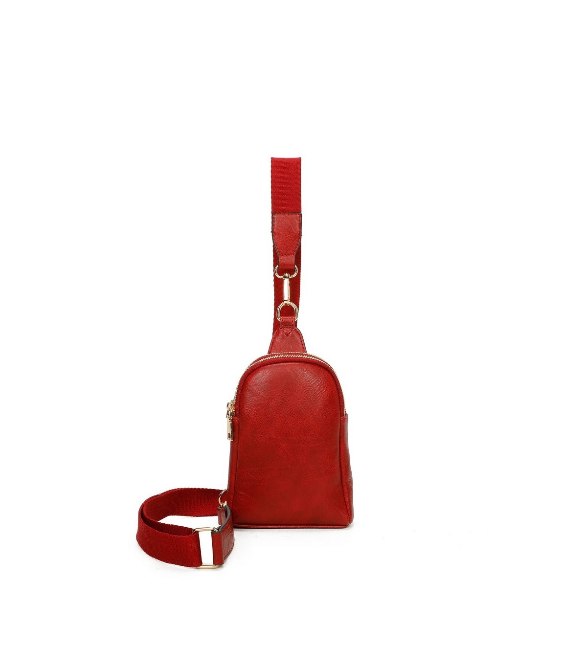 T11603 - Mochila bandolera de dos compartimentos para mujer como bolso porta móvil