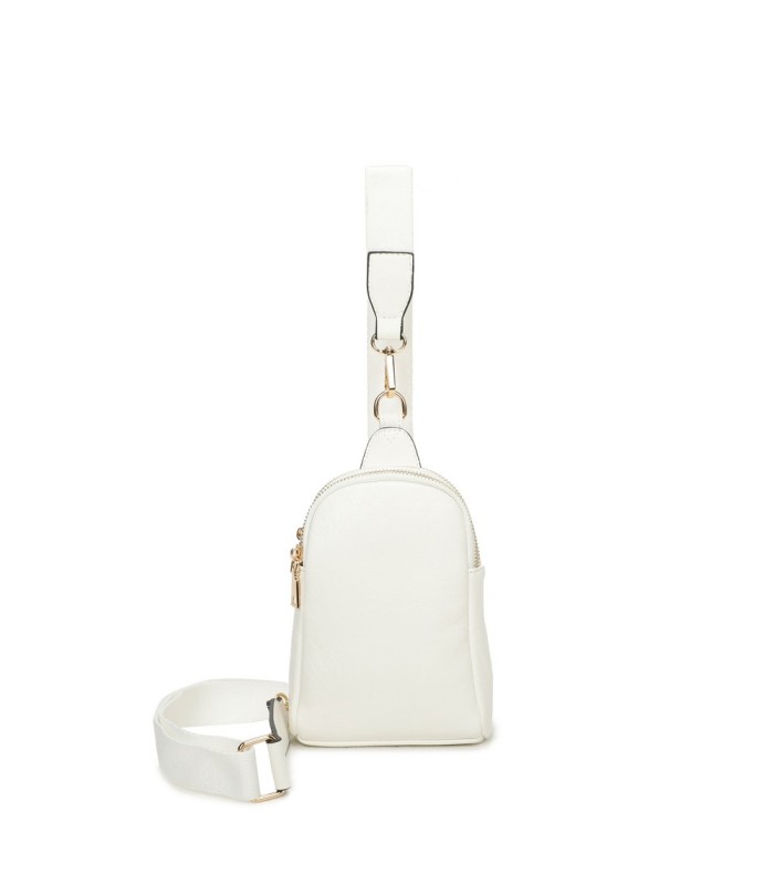 T11603 - Mochila bandolera de dos compartimentos para mujer como bolso porta móvil