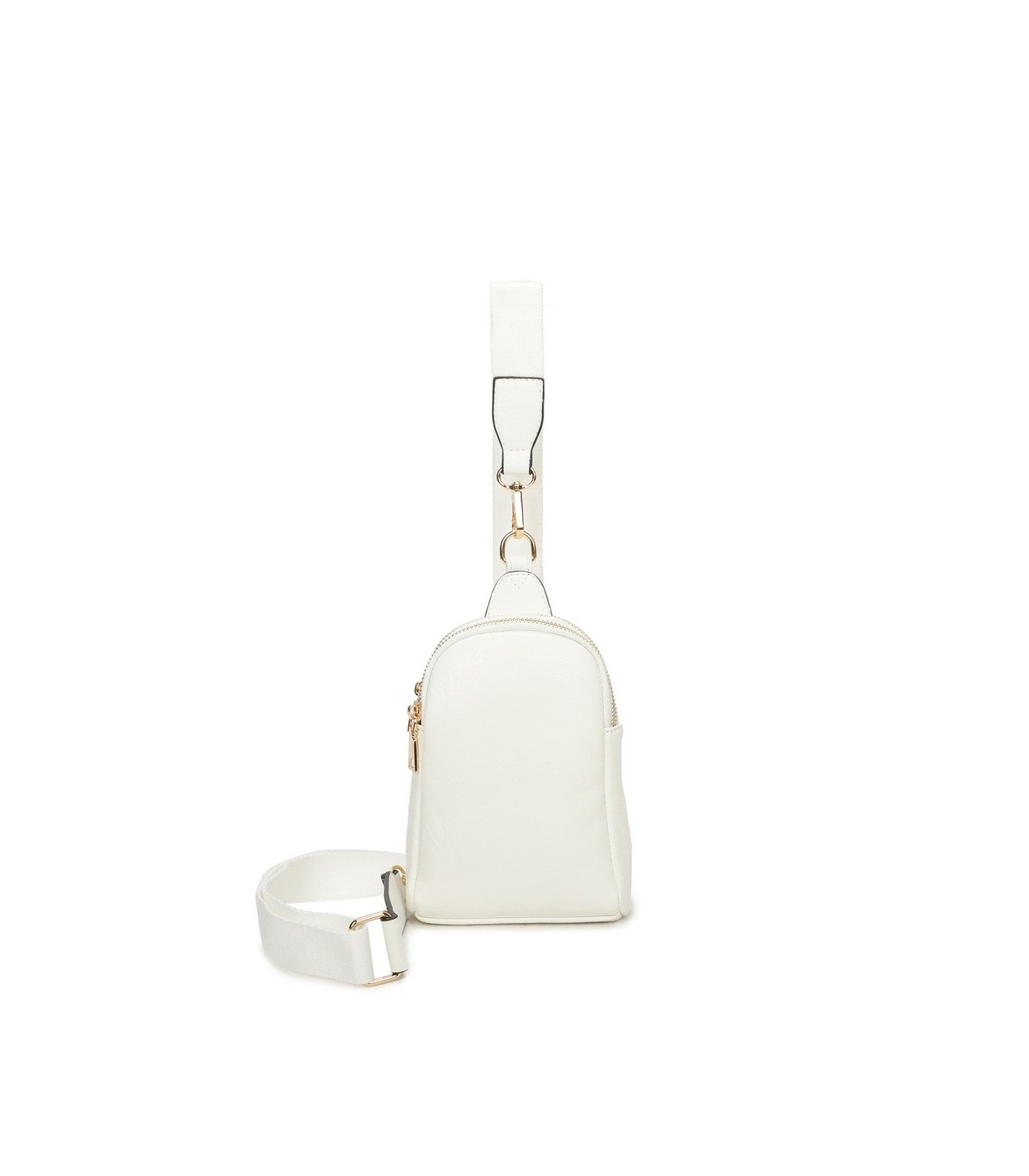 T11603 - Mochila bandolera de dos compartimentos para mujer como bolso porta móvil