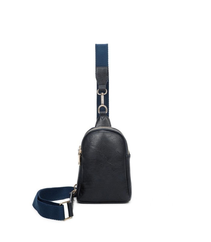 T11603 - Mochila bandolera de dos compartimentos para mujer como bolso porta móvil