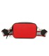 T11606 - Bolso bandolera rectangular con dos compartimentos