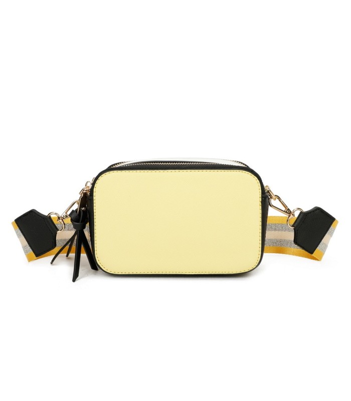 T11606 - Bolso bandolera rectangular con dos compartimentos