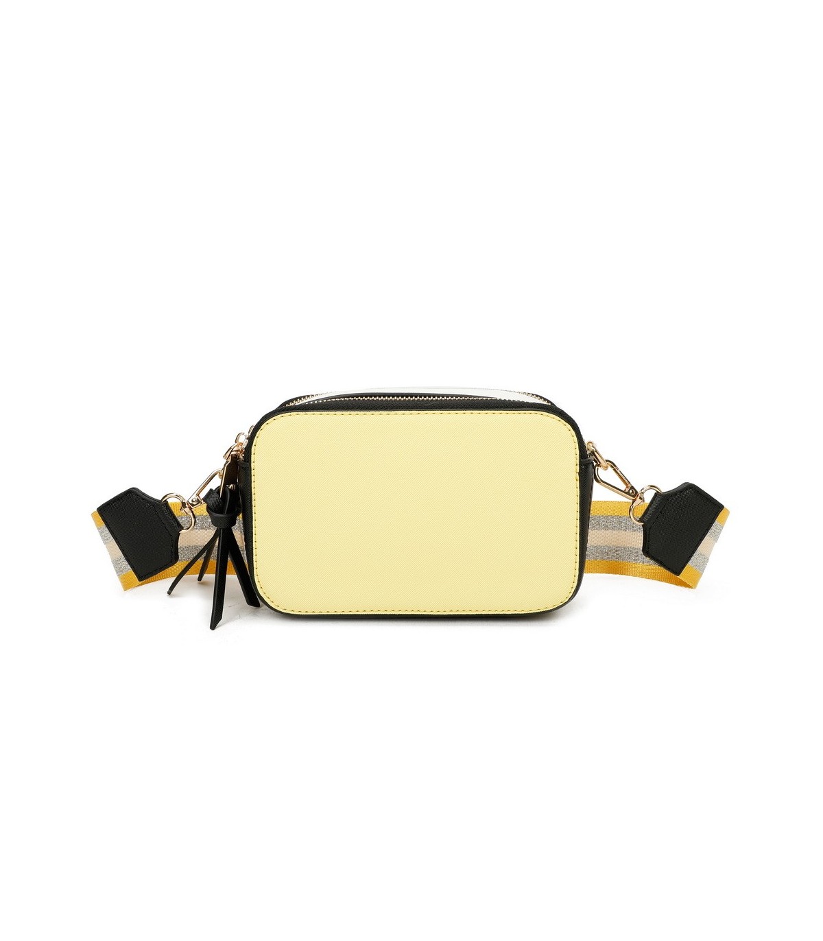 T11606 - Bolso bandolera rectangular con dos compartimentos