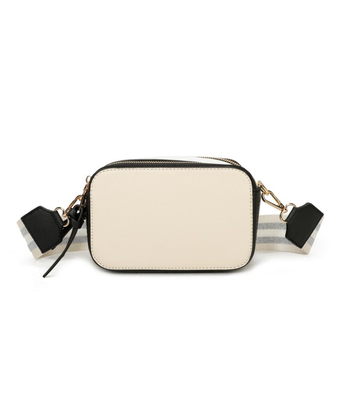 T11606 - Bolso bandolera rectangular con dos compartimentos