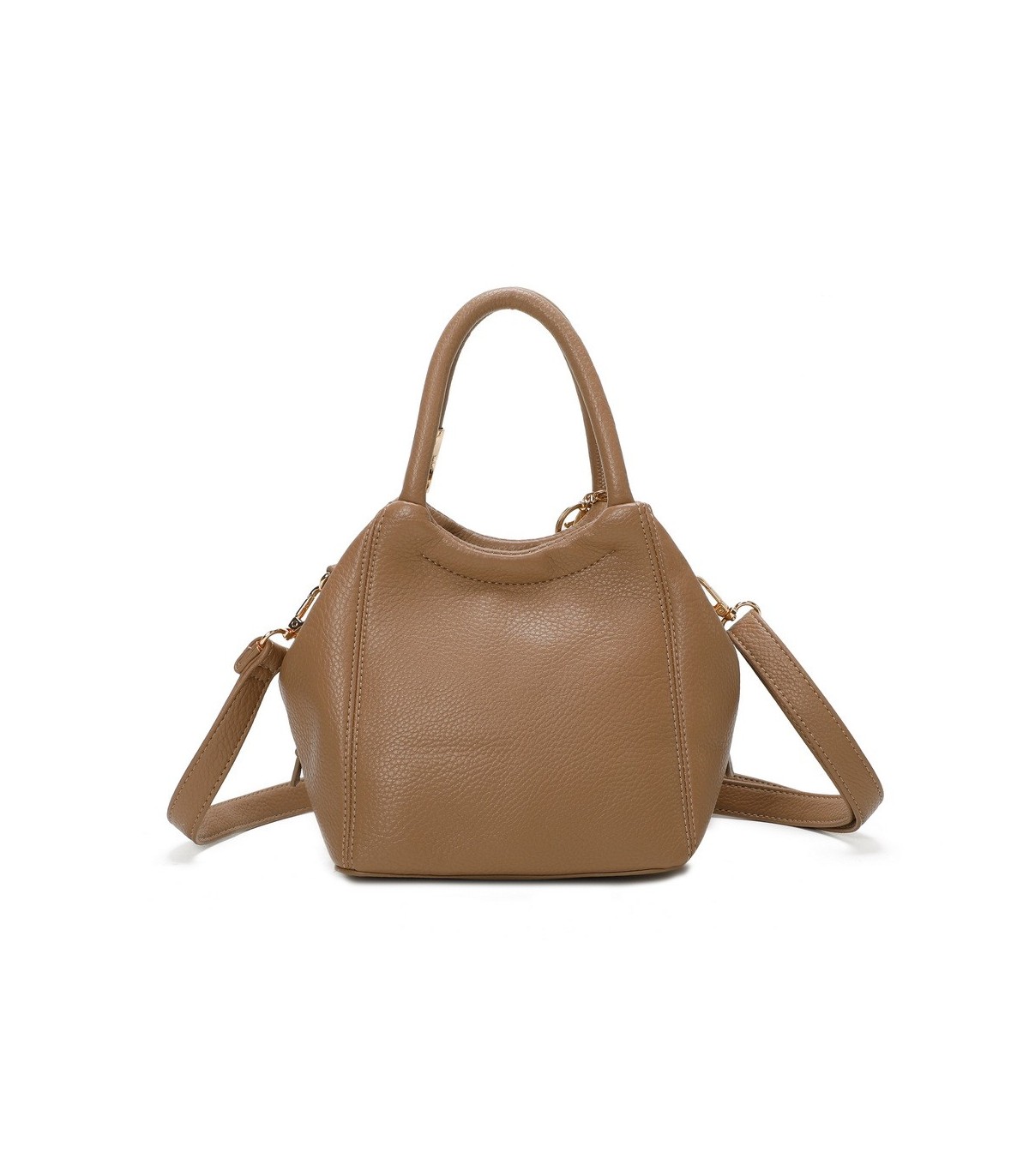 T11560 - Bolso pequeño con bandolera y pompón a juego