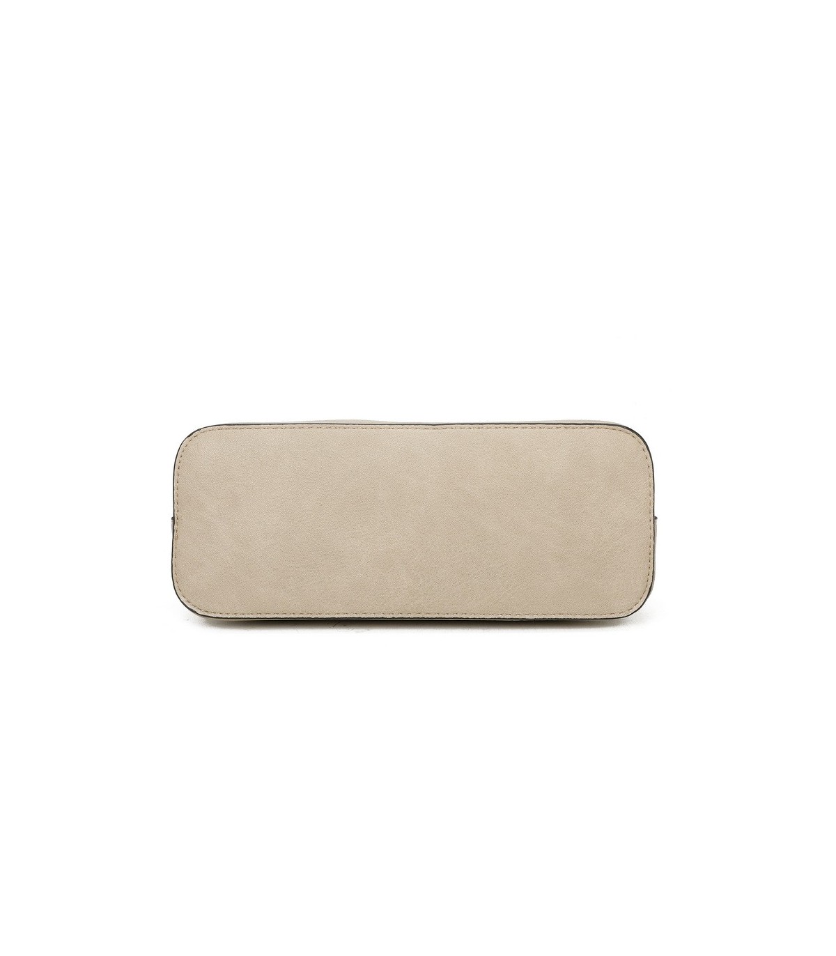 T11568 - Bolso bandolera con motivos geométricos y borlas de adorno