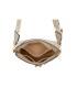 T11568 - Bolso bandolera con motivos geométricos y borlas de adorno