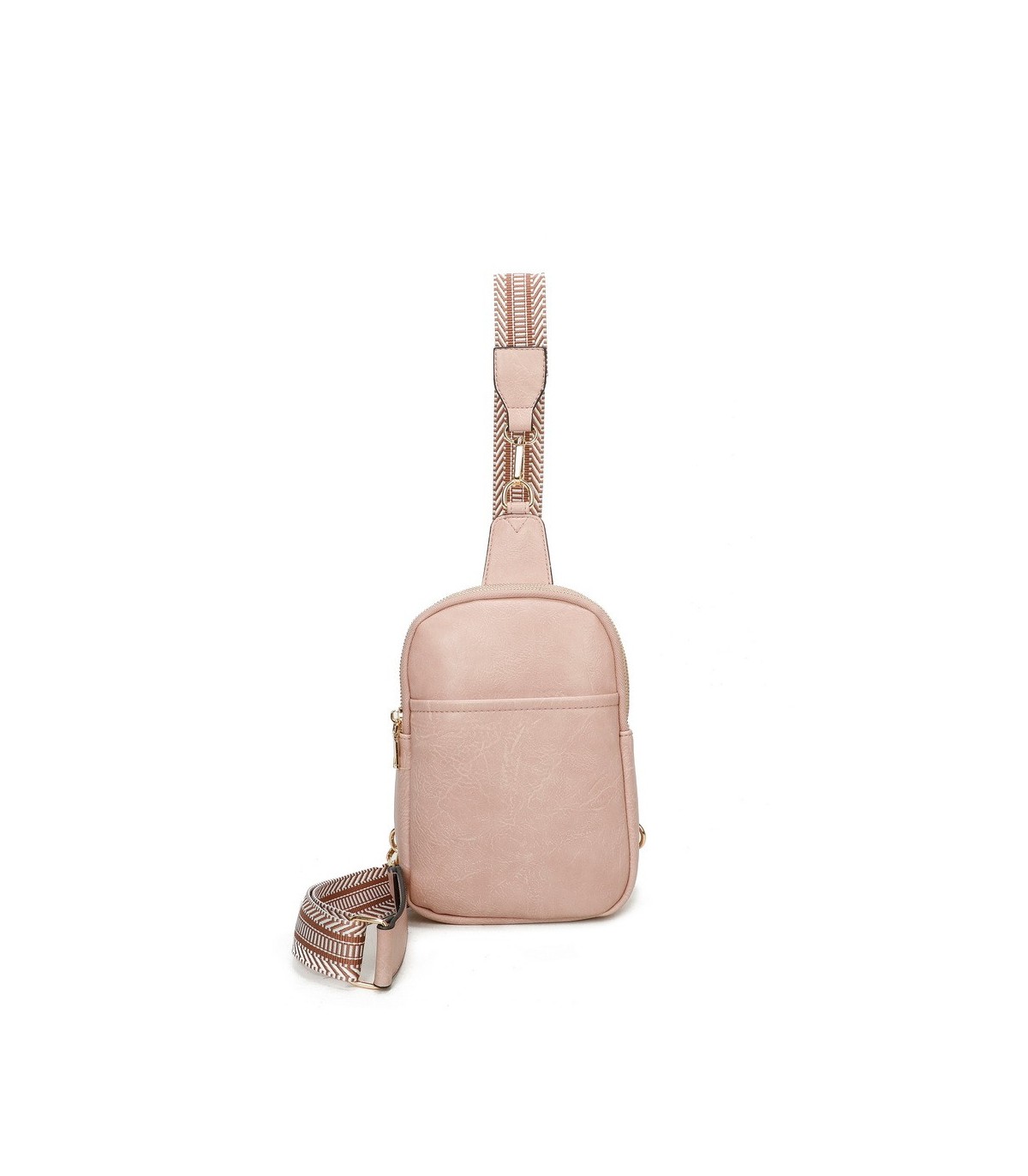 T11601 - bandolera de pecho de dos compartimentos