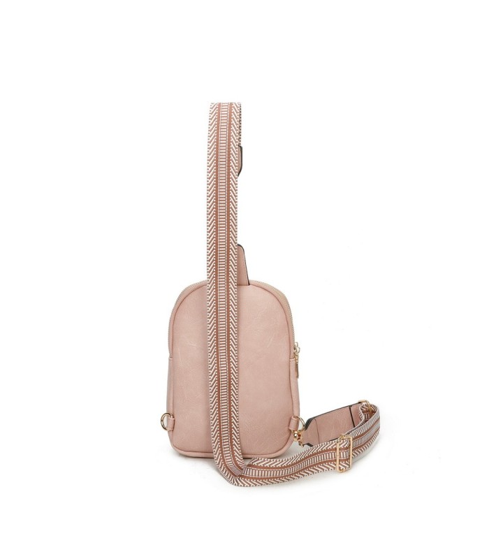 T11601 - bandolera de pecho de dos compartimentos