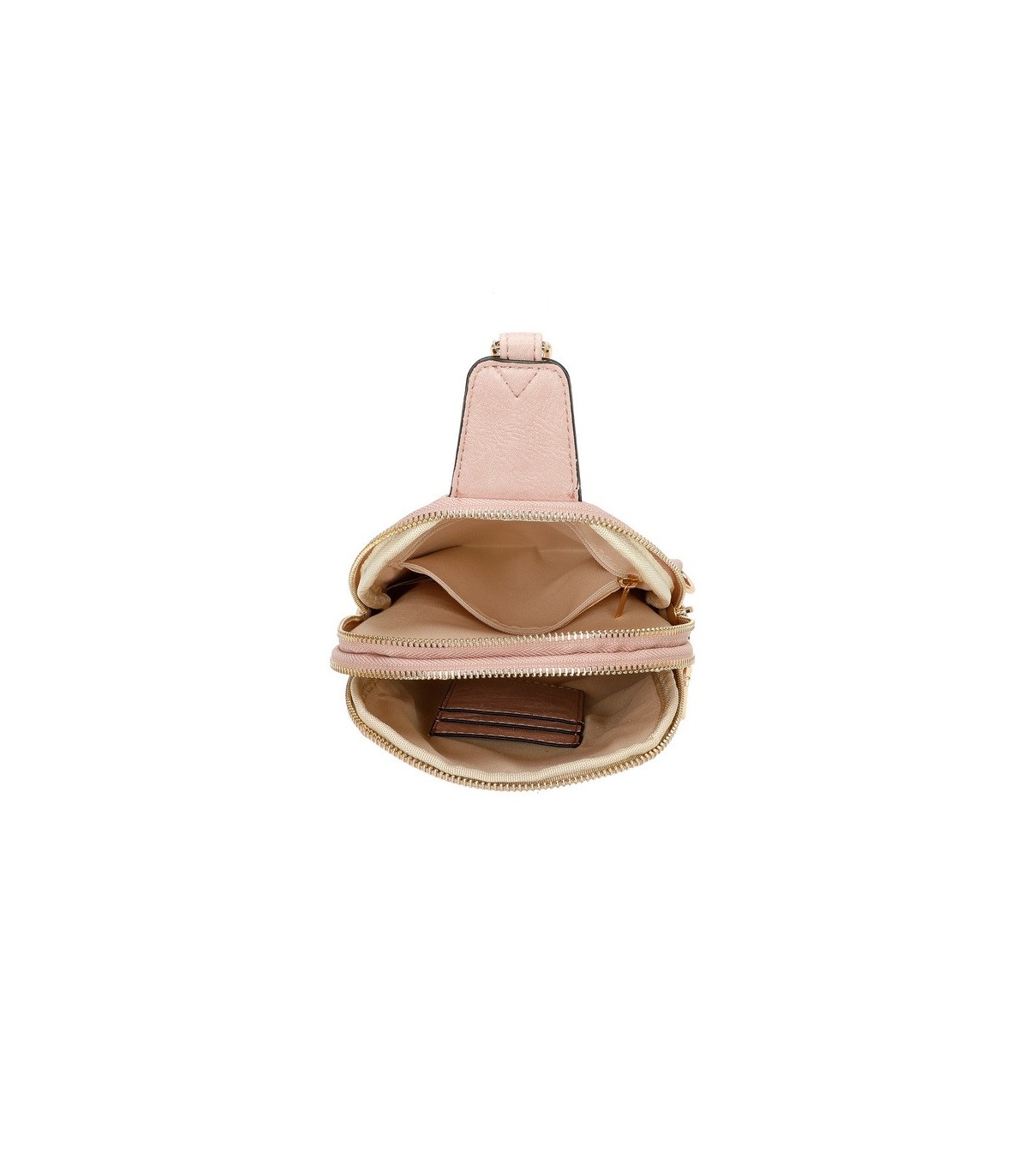T11601 - bandolera de pecho de dos compartimentos